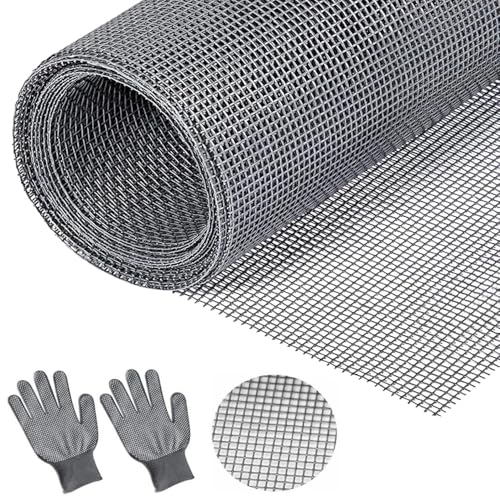 Grillage Métallique Tissé en Acier Inoxydable 304, 30 cm * 300cm Maille en Acier Inoxydable, pour Grille D'aération de Jardin, Clôture de Voiture, Moustiquaire, Filet Filtrant Grillage Métallique Tissé en Acier Inoxydable 304, 30 cm * 300cm Maille en Acier Inoxydable, pour Grille D'aération de Jardin, Clôture de Voiture, Moustiquaire, Filet Filtrant