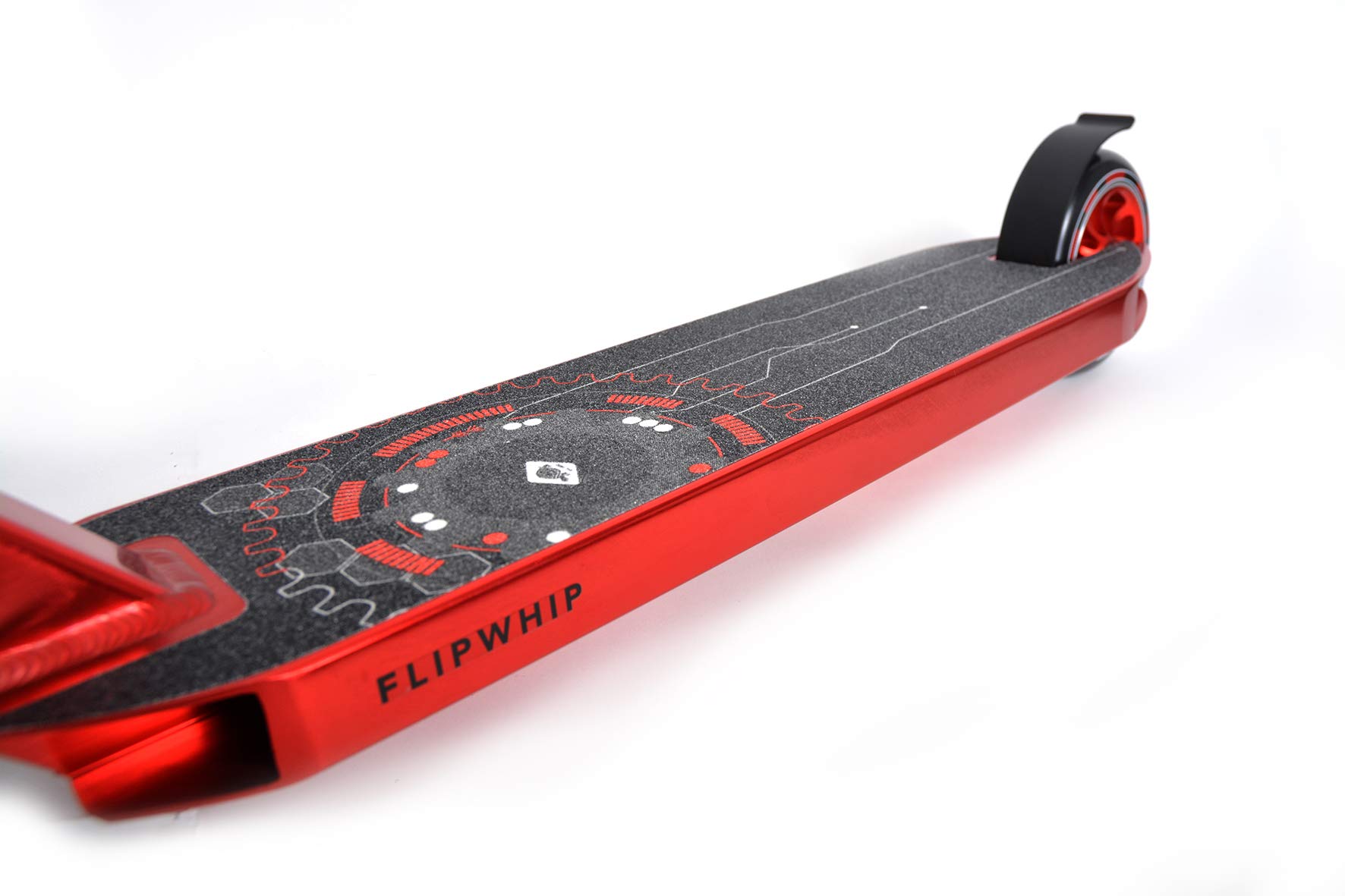 Schildkröt, Patinete de Acrobacias Flipwhip Hydro, Patinete Premium con Compresión HIC y Llanta de Aluminio, Ruedas de PU de 110 mm,Diseño Excelente, para Todos los Trucos y Acrobacias