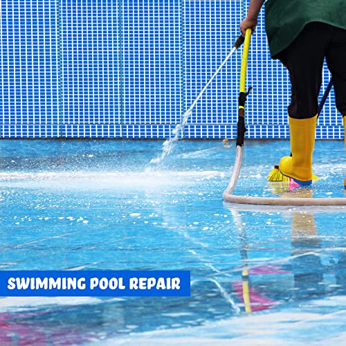 Nuanchu Vinyl Pool Liner Patch Self-Adhesive Pvc Repair Patch Rectangle Pool Repair Patch For Swimming Pools Inflatable Boat(Sky Blue,12 X 79 Inch) #TOP6