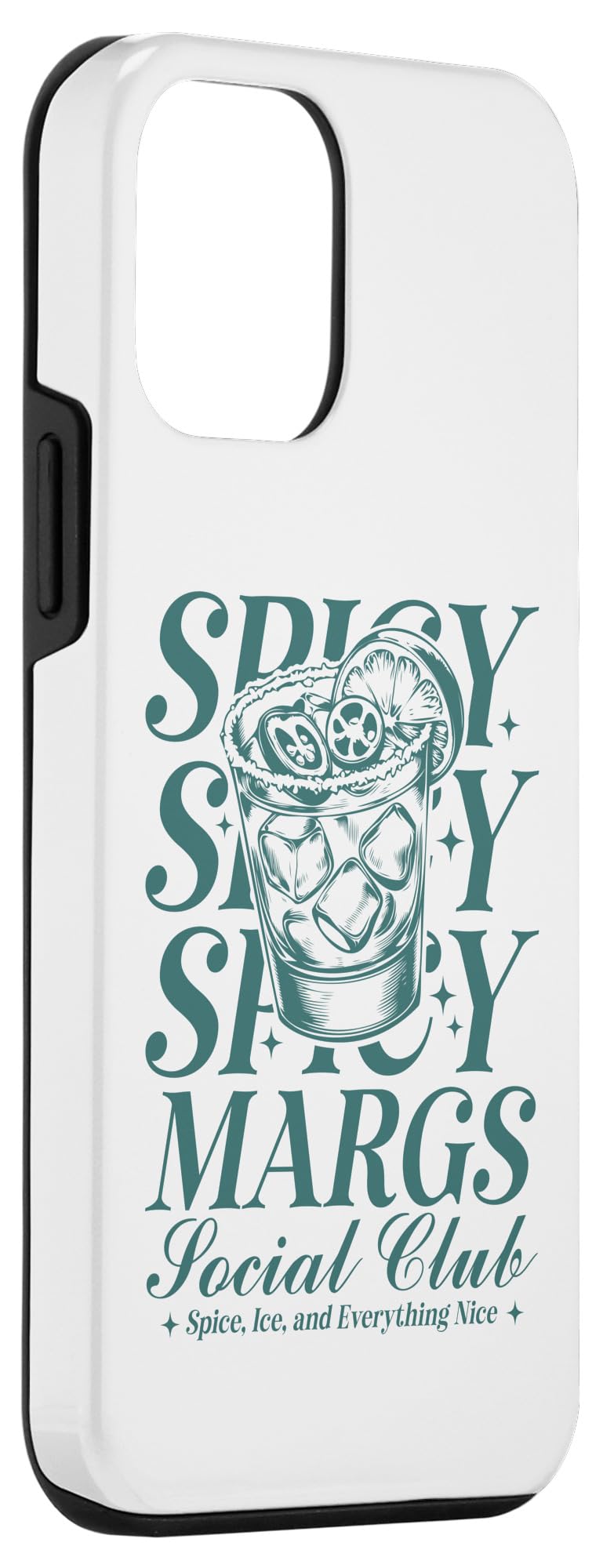 Spicy Spicy Spicy Margs Social Club Spice Ice And Everything Case for iPhone 12 mini - Image 3