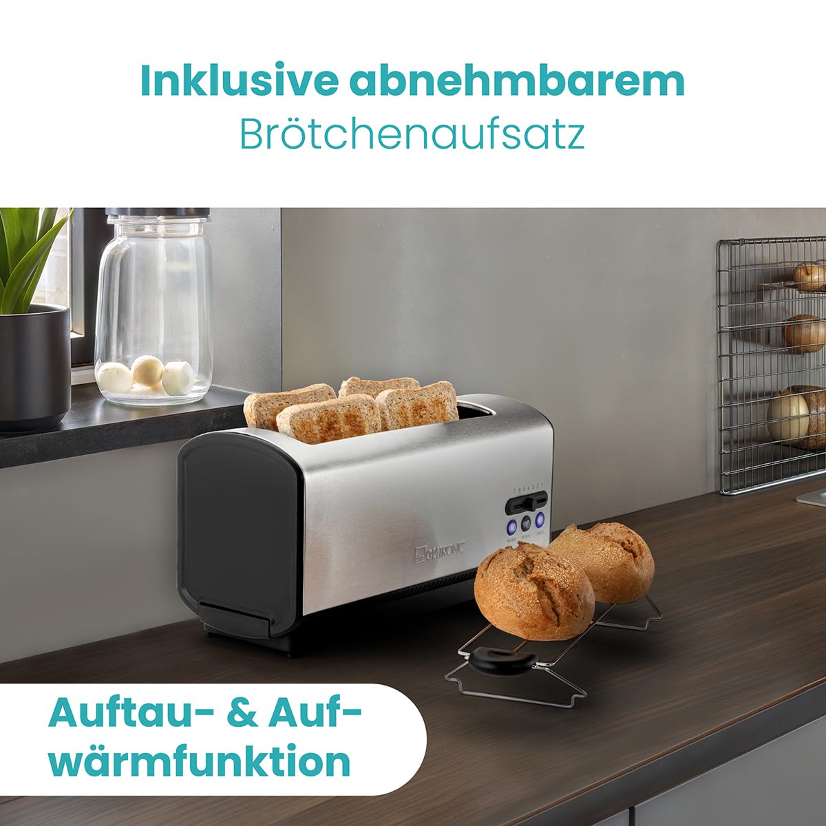 Prijzen Clatronic TA 3687 Broodrooster 4 Snede N  Zwart Roestvrijstaal 1200 W