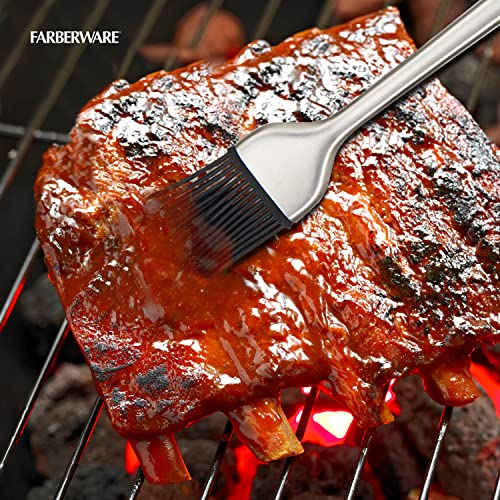 Farberware Barbeque Stainless Steel With Acacia Wood Handle Basting Brush #TOP5