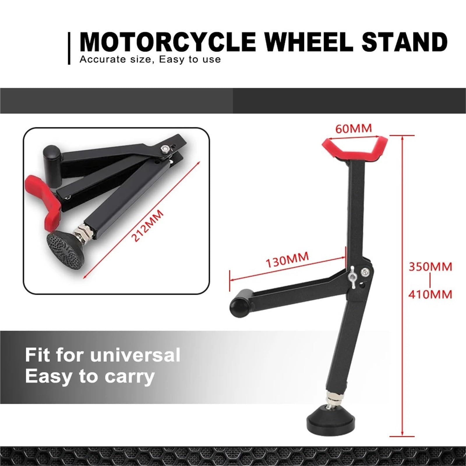 béquille centrale Support De Roue Universel, Béquille Latérale, Bras Oscillant Pour Moto, S'applique À YAMAHA, S'applique À HONDA(5.0)