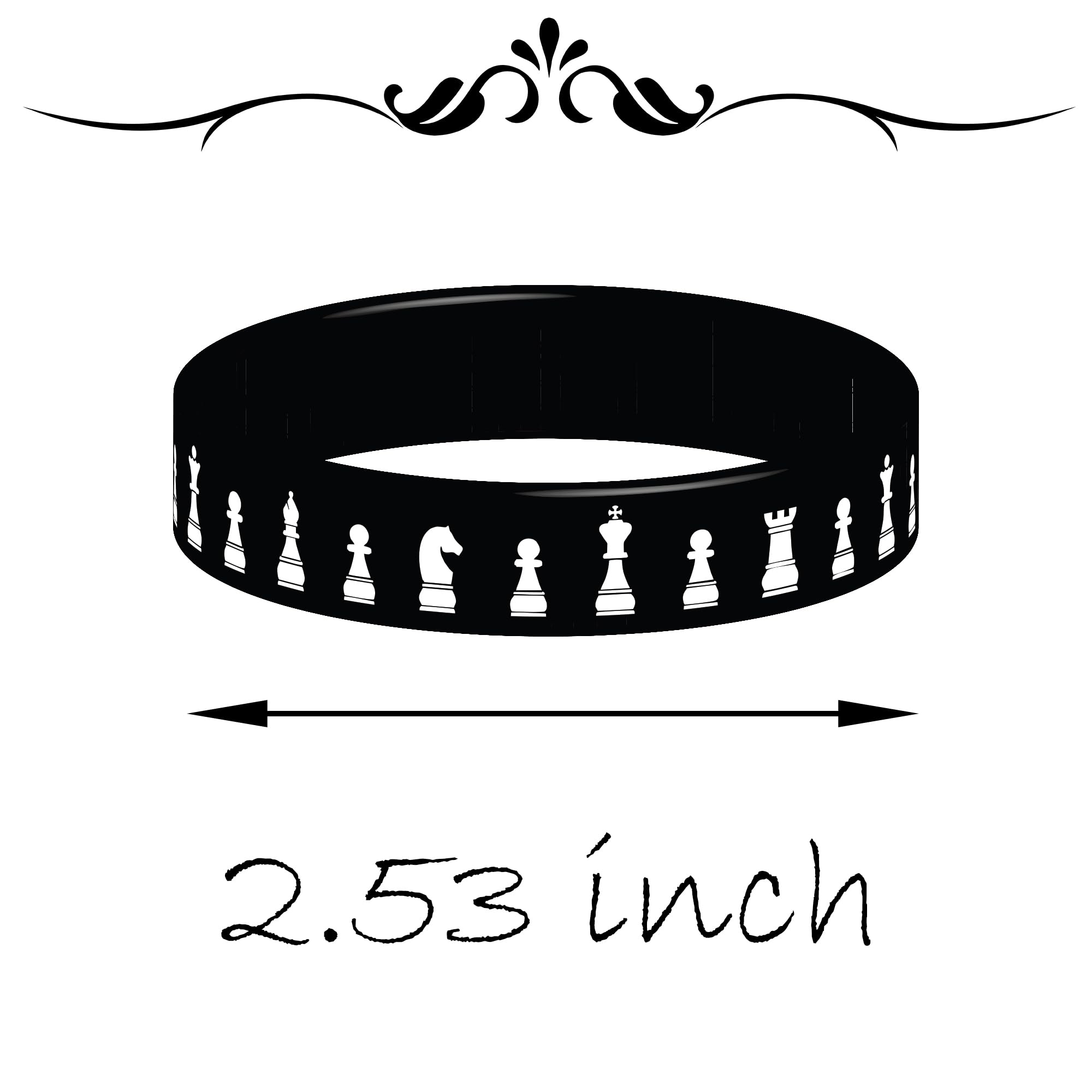 24 Pcs Chess Theme Rubber Silicone Wristbands Chess Competition Decorations Birthday Party Favors Supplies Decorations