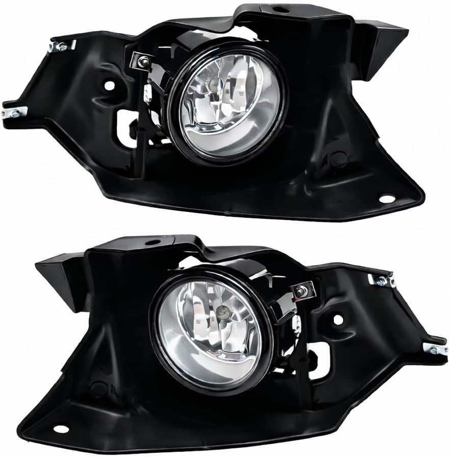 Fog Lights Compatible With 2012 2013 2014 Honda CRV Front Bumper Lamps Halogen Bulbs with Bracket & Wiring and Switch H11 12V 55W 1 Pair of Fog Lights