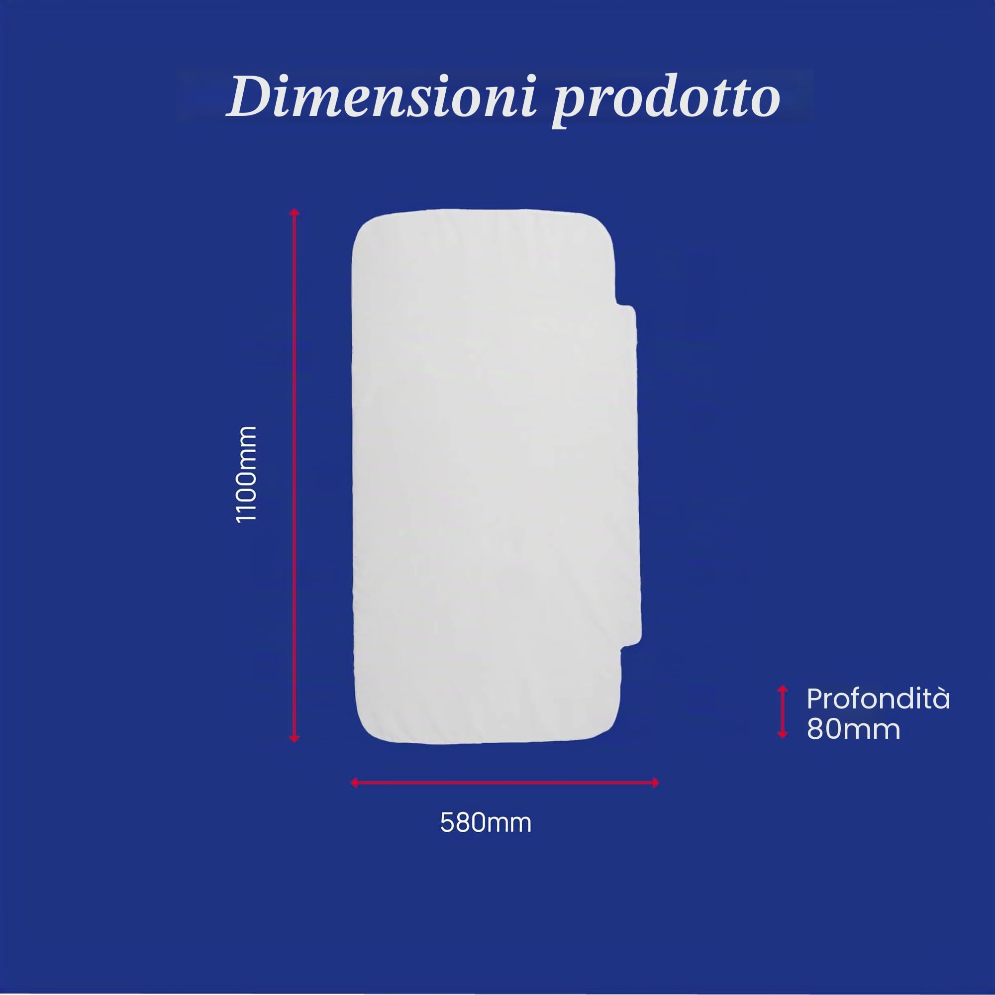 Chicco Next2Me Forever - Materassino bianco | Ricambio originale e ufficiale, traspirante