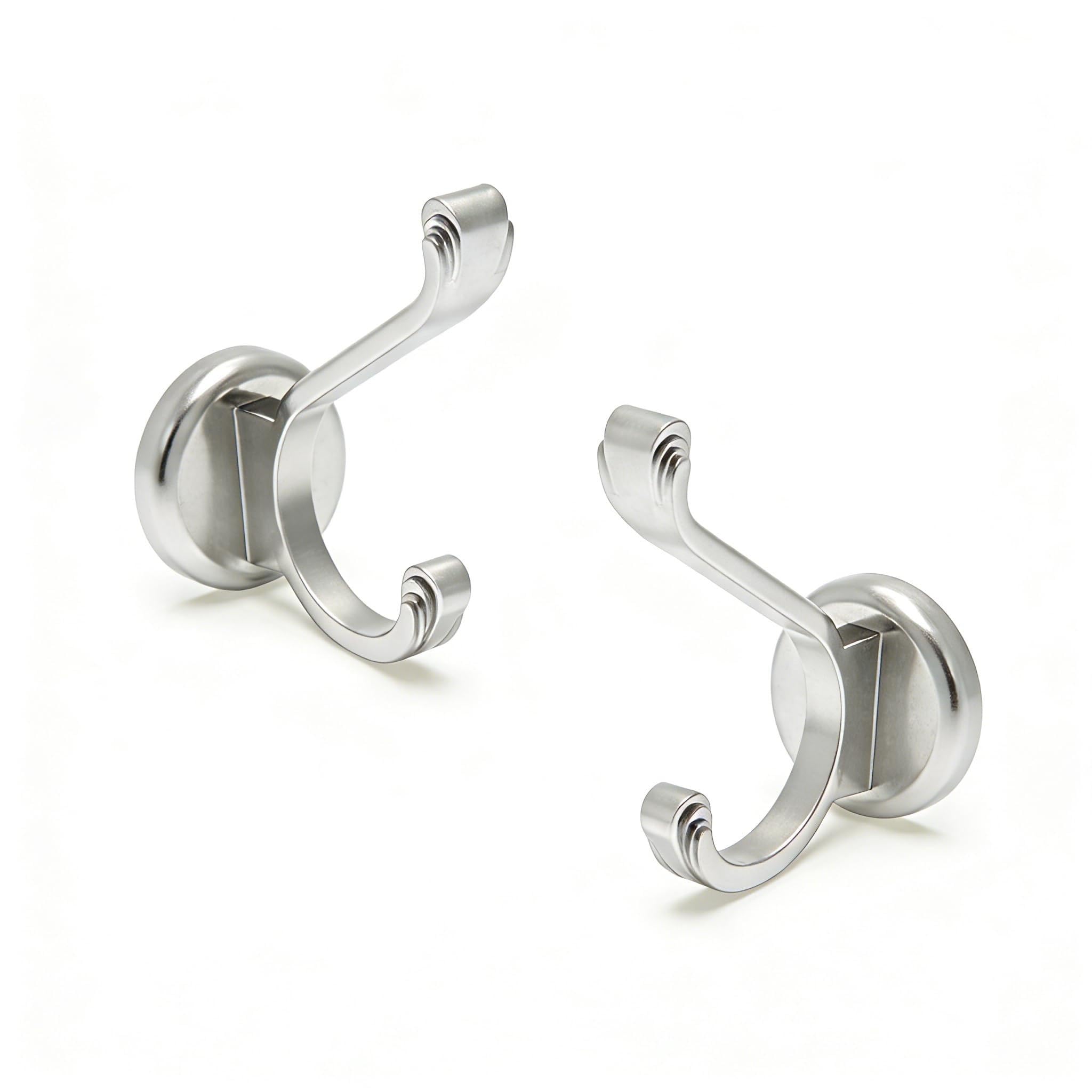 Ant Mag Magnetic Hooks Heavy Duty 140LBS, Neodymium Wall Coat Hooks 2 Pack