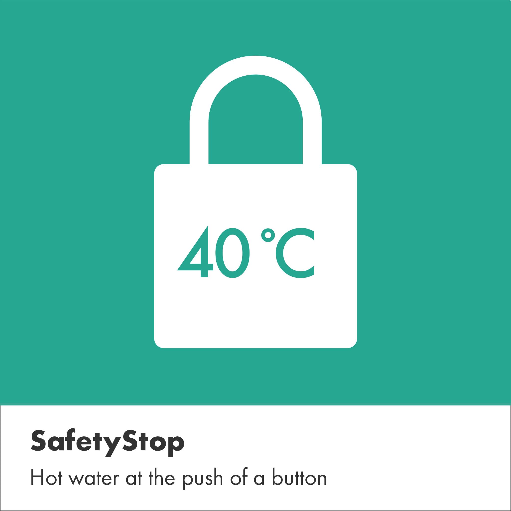 hansgrohe Ecostat Comfort E 33711340 Thermostat de douche, encastré, avec verrouillage de sécurité (SafetyStop) à 40 °C, pour 2 consommateurs, chrome noir brossé