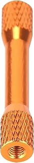 column spacer m3 standoff aluminum alloy standoff quadcopter standoff 6.05mm od multiple colors for rc drone multicopter(orange)