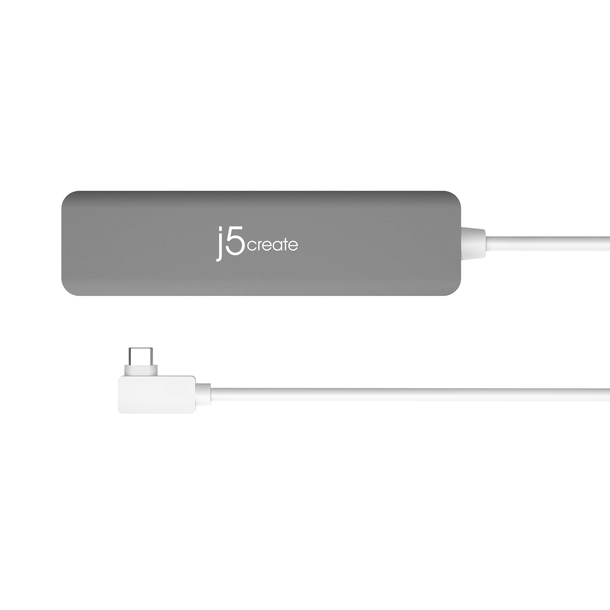 J5create USB-C Hub – Mit HDMI 4K 60Hz, 3x USB 10Gbps, Ethernet, PD 100W Für MacBook, Surface & Mehr