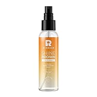 SHINE BROWN - Olio abbronzante a 2 fasi con acido ialuronico | Formula idratante per