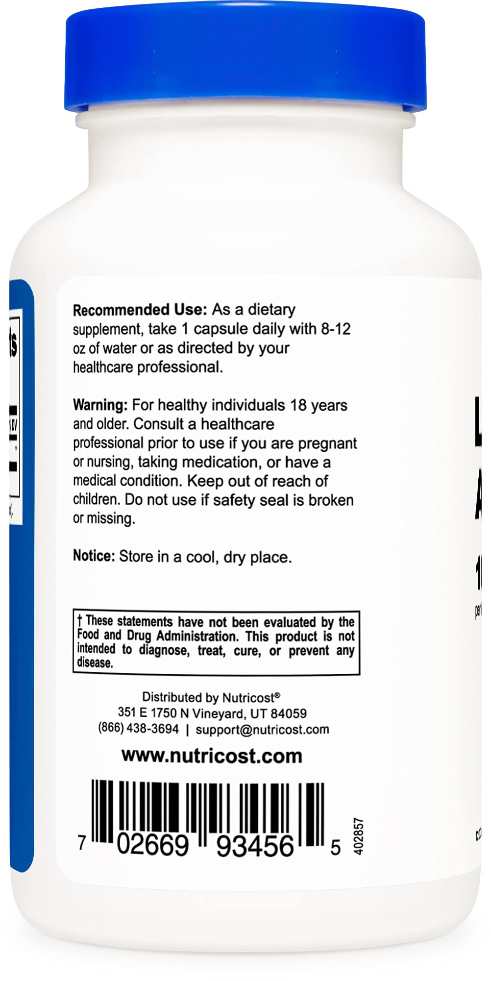 Nutricost Lactobacillus Acido...B06Y1XXXG6