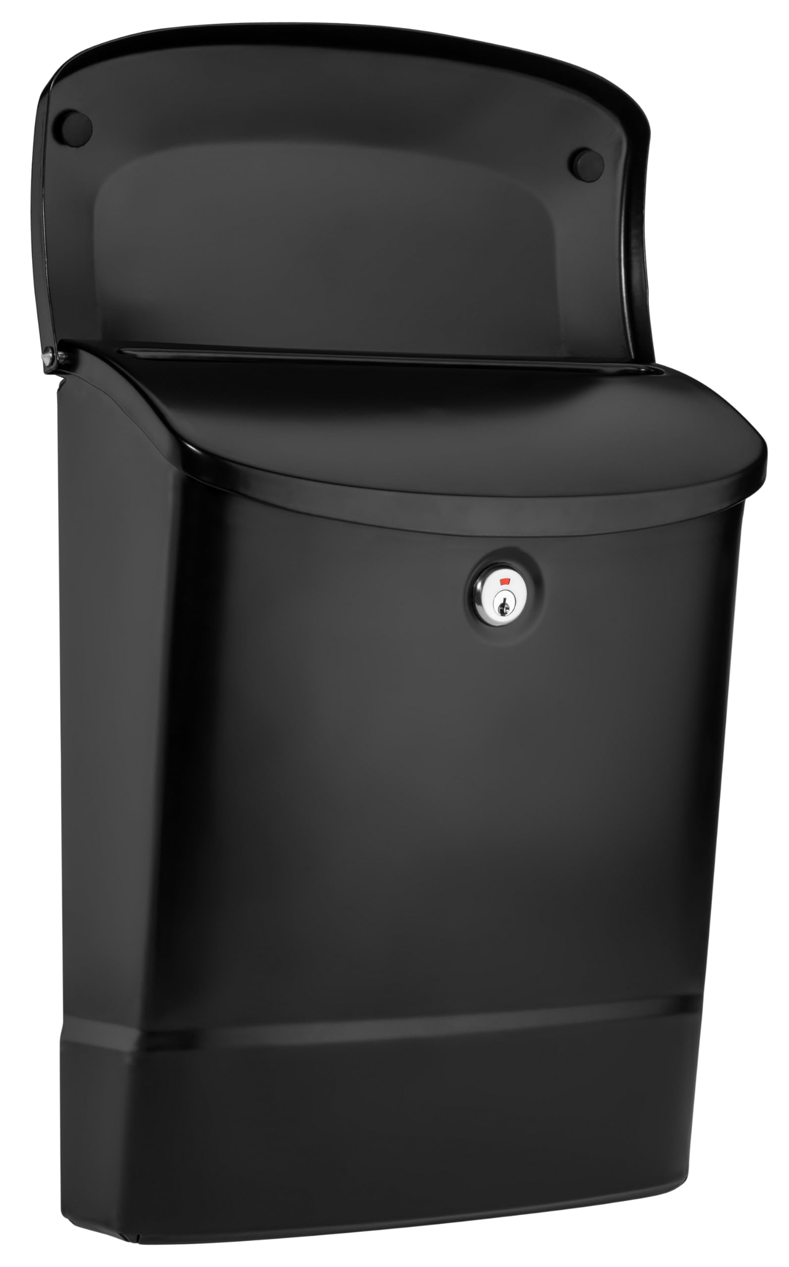 ARCHITECTURAL MAILBOXES 2576B-10 Wall Mount Mailbox, Medium, Black