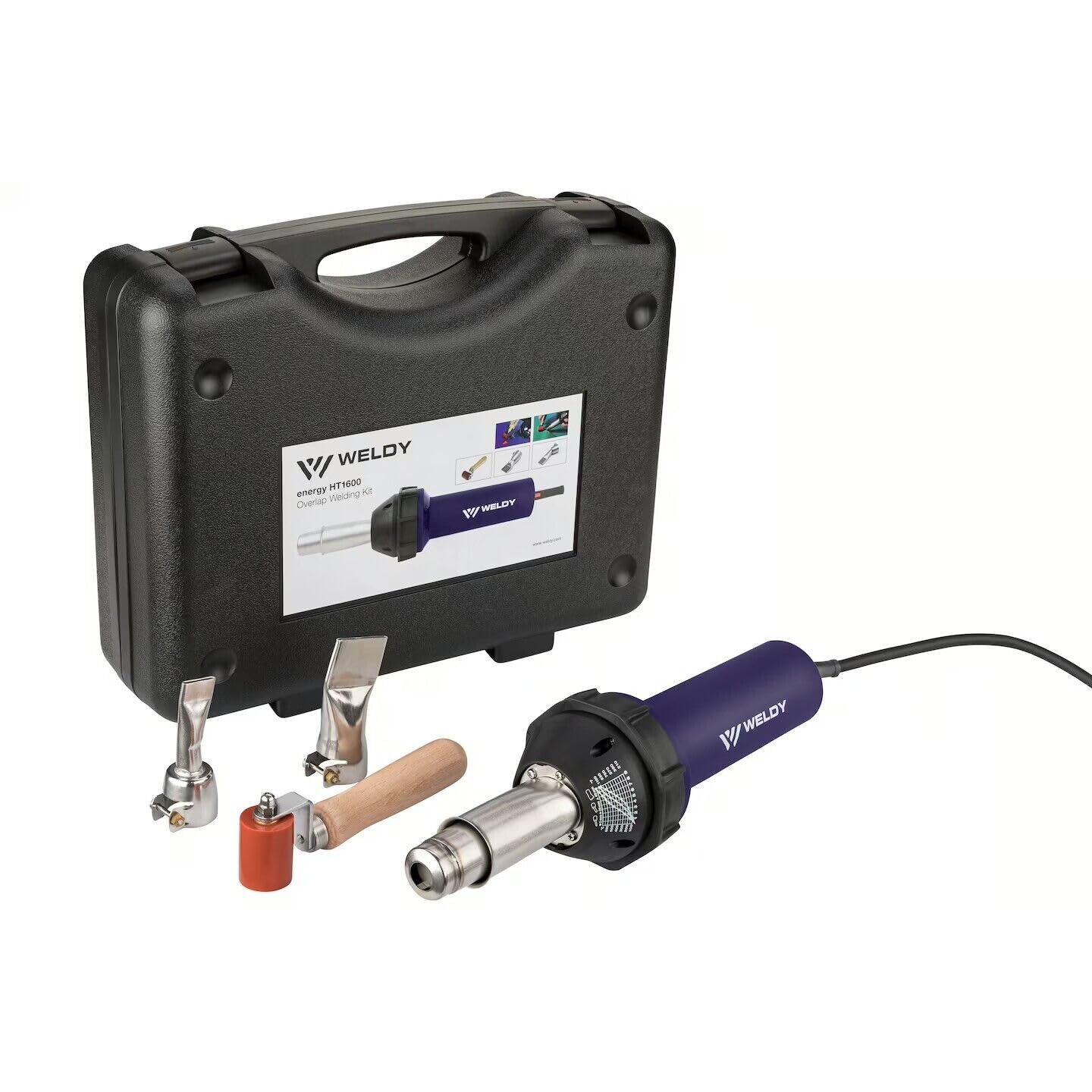 1600W 120/230V Hot Blast Torch Overlap Welding Gun Welder Pistol Tool Kit HT1600 (230V-EU)