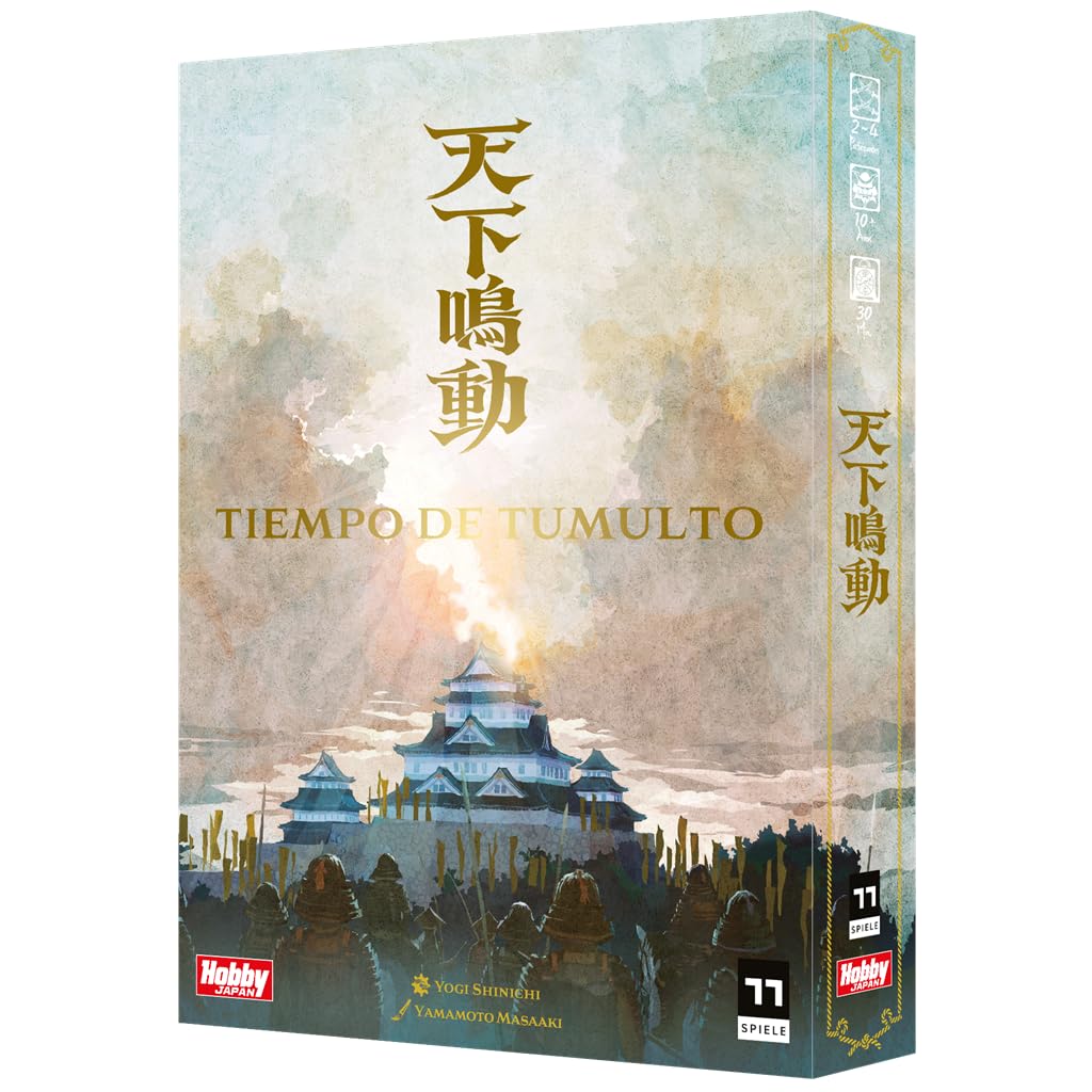 Hobby Japan Time of Tumulto, Jeu de société de stratégie, à partir de 10 Ans, de 2 à 4 Joueurs, 20 à 40 Minutes par Partie, Espagnol