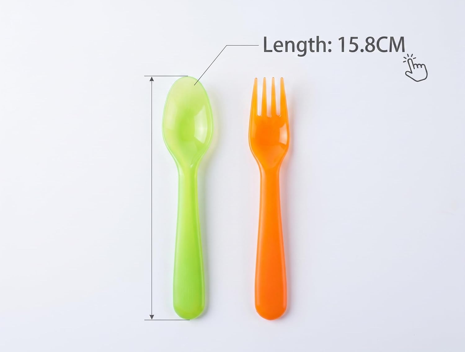 12 Pack Colorful Flatware Set for Adults, 6 Spoons 6 Forks BPA-Free, Lightweight Break-Resistant Cutlery for Daily Meals Camping Picnic Party, Dishwasher Safe