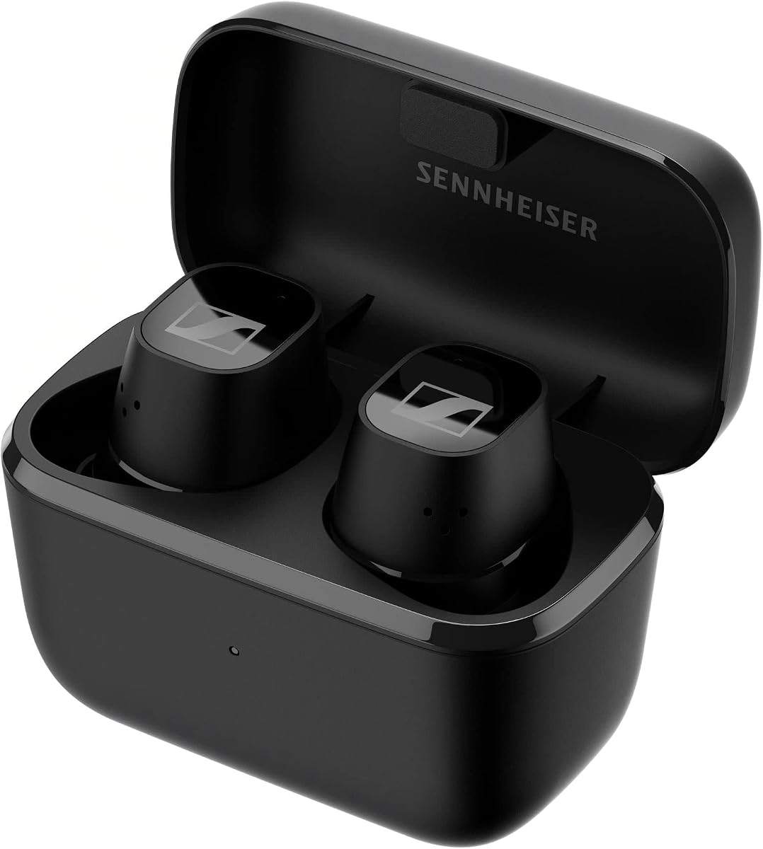 Sennheiser CX Plus True Wireless Earbuds - Bluetooth in-Ear Headphones for Music and Calls with Active Noise Cancellation, Customizable Touch Controls, IPX4 and 24-Hour Battery Life - Black (Renewed)