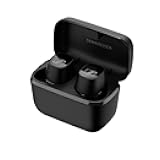 Sennheiser CX Plus True Wireless Earbuds - Bluetooth in-Ear Headphones for Music and Calls with Active Noise Cancellation, Customizable Touch Controls, IPX4 and 24-Hour Battery Life - Black (Renewed)