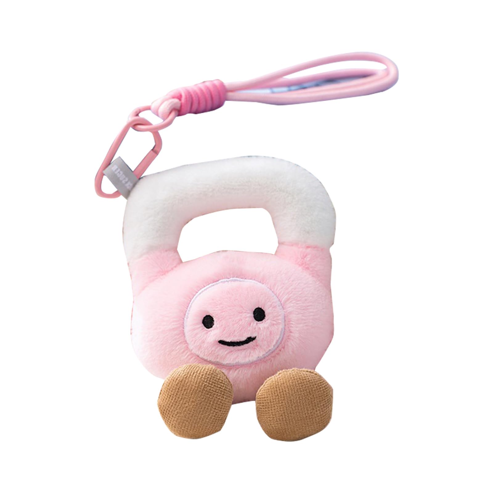 NEWFT Floppy Dumbbell Barbell Shaped Plush Decoration Kettlebell Breathable Stress Relief Toy for Adults and