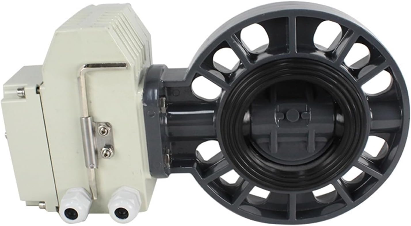 DN50 2Inch DN65 DN80 DN100 4inch electric butterfly valve (Size : DN100)