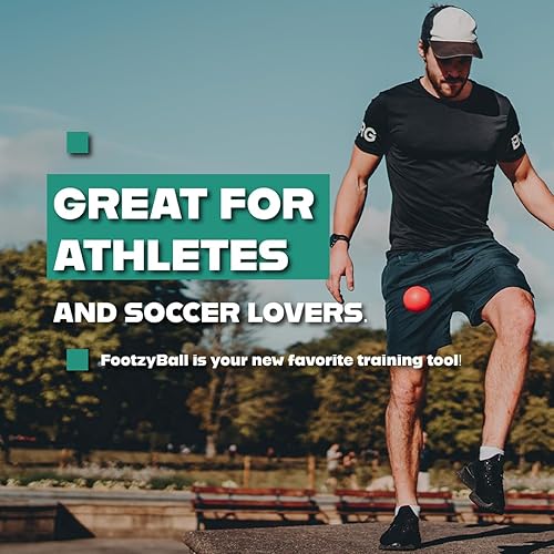 Miniatura 6 de Blue Orange FootzyBall - Pelota retráctil de estilo libre, para niños o adultos, juego activo de interior y exterior para todas las estaciones,