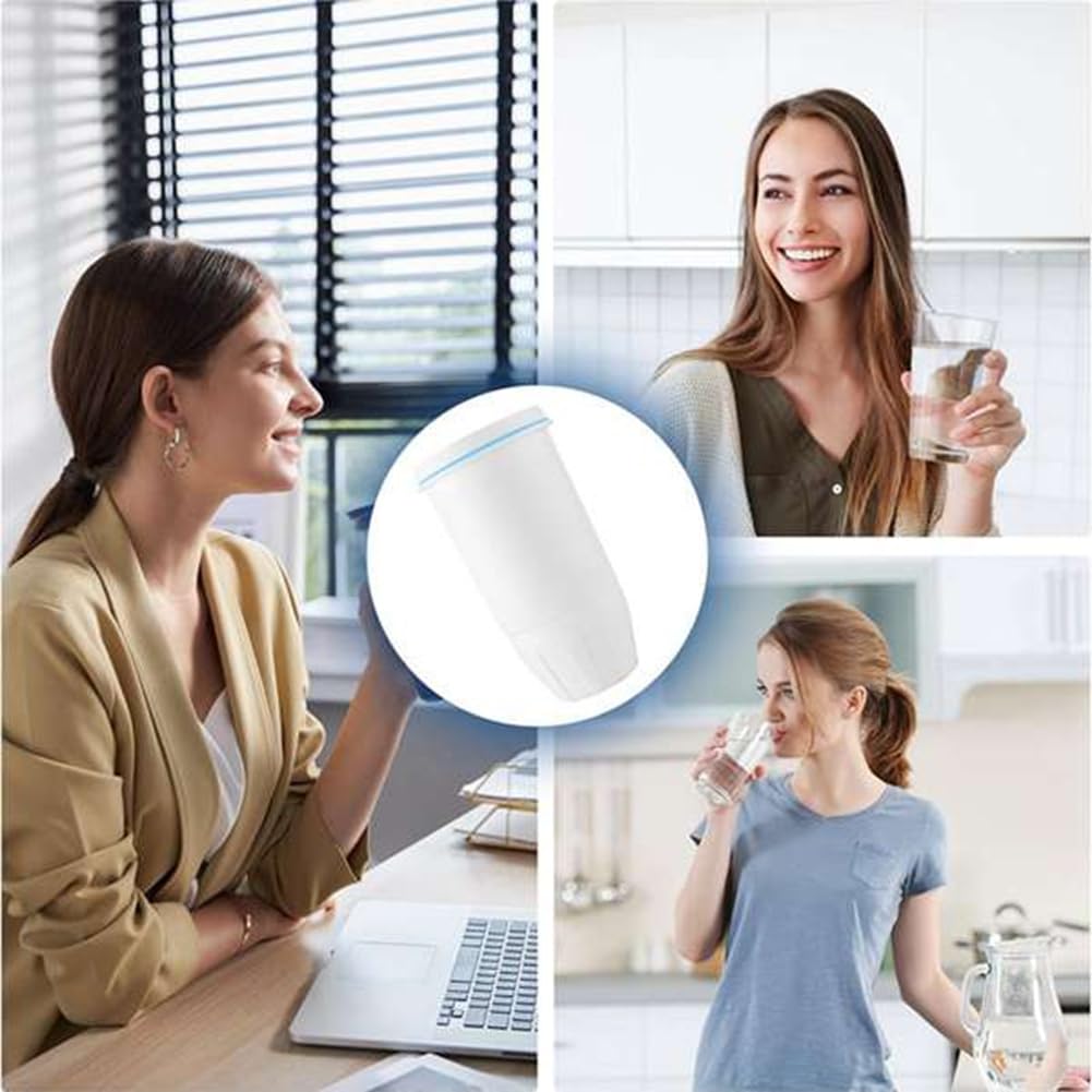 Osmond 3 filtros de agua de repuesto para jarras y dispensadores de agua Zero ZR-001, ZR-003 ZR-004, ZR-006, filtración multicapa