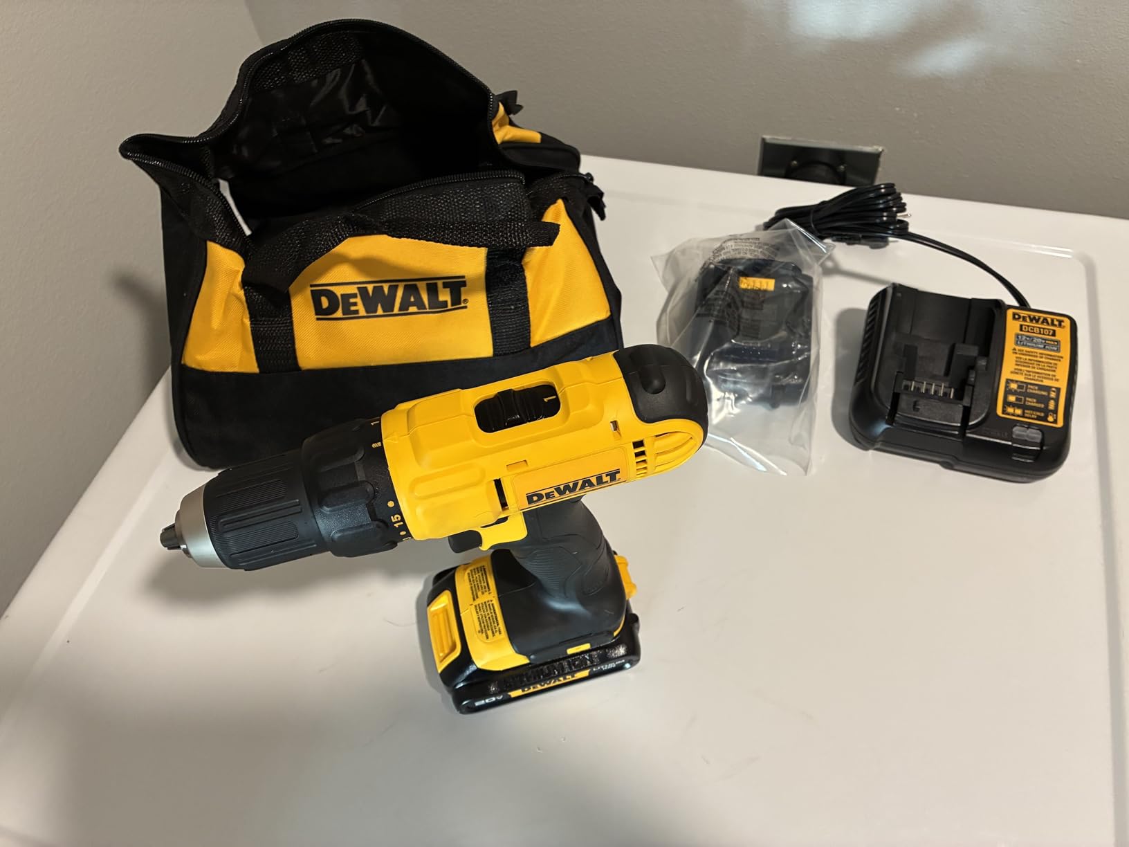 Best DeWalt drill lineup on a workbench