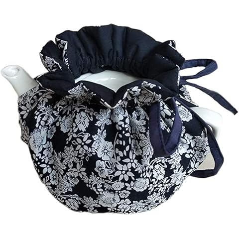 Yangshine Cotton Tea Cozy, Vintage Decorative Dust Proof Teapot Cover with Insulation Pad to Keep Tea Warm, Kitchen Home Decro, for Mom, Wife, Friends Cover