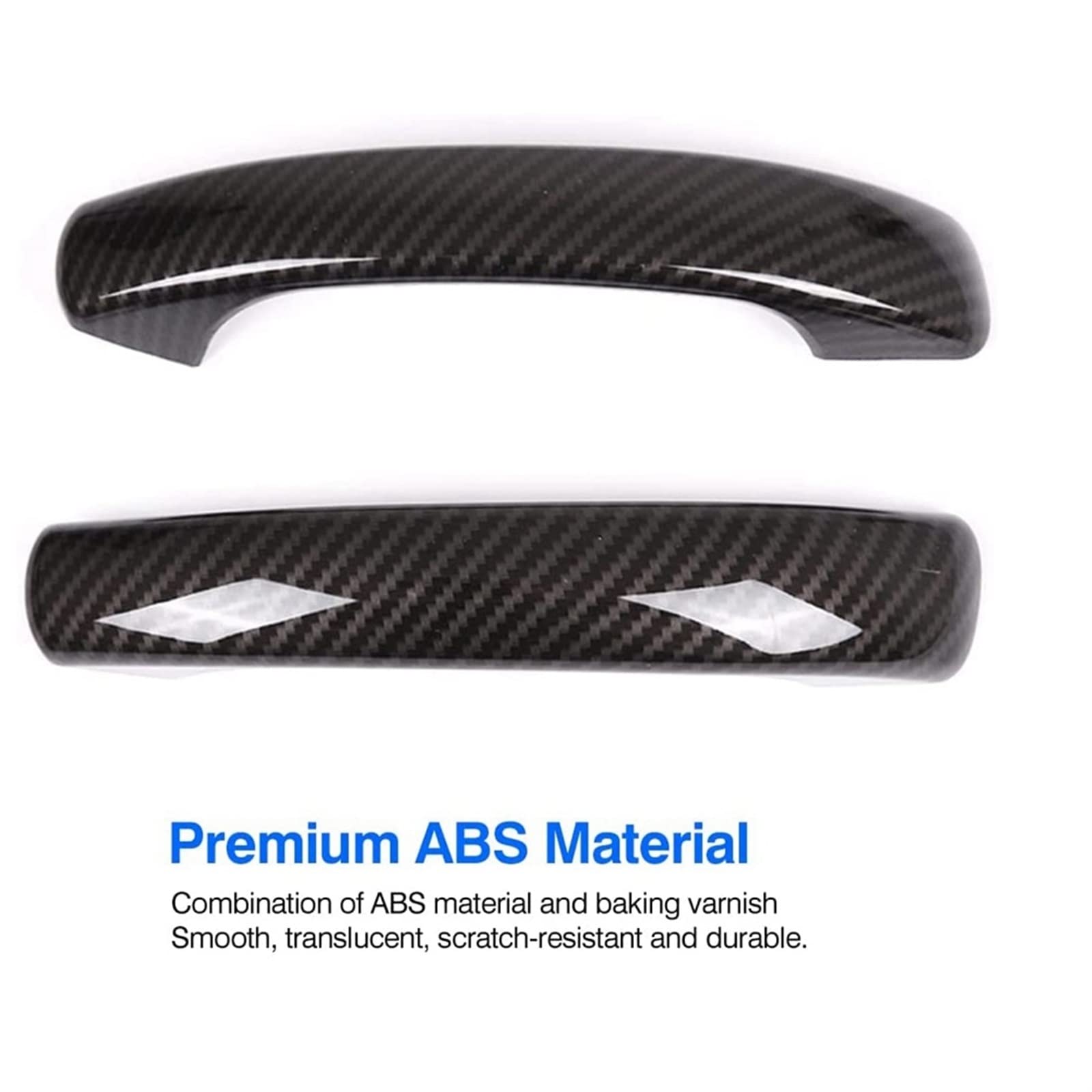 Zamiennik pasuje do Mercedes Benz Smart 451 pasuje do Fortwo 2009-2015 pasuje do samochodu z włókna węglowego osłona klamki zewnętrznej wykończenia naklejki dekoracyjne akcesoria klamka drzwi