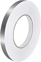 Vista 9 de uxcell Adhesivo autoadhesivo de aluminio de 0.98 pulgadas x 164 pies, tira de cinta de sellado de huecos, impermeable, autoadhesiva para pared