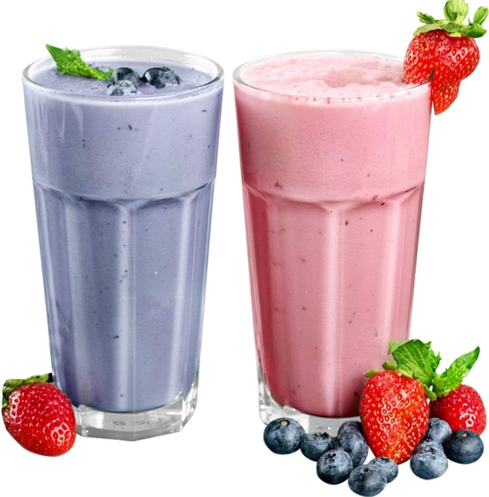 Glass Cups Clear Glass Beer Cups Drinking Tumblers Glass Tumblers Great for Restaurants Bars Parties(2pcs) Drinking Glasses