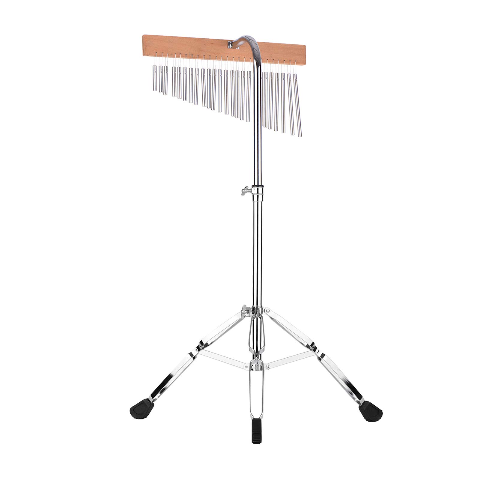 25 dzwonków, masywne aluminiowe dzwonki barowe z regulowanym stojakiem montażowym, muzyczny instrument perkusyjny do dzwonków wietrznych