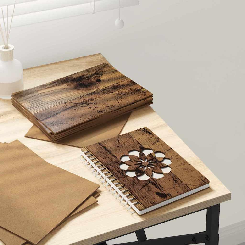 Dekoplatten 150er Pack 15 x 21 x 0,27 cm Holzwerkstoff | Glatte Oberflaeche, leicht schneidbar, vielseitig fuer Bastelprojekte, pflegeleicht mit feuchtem Tuch