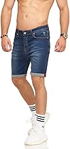Soulstar Herren Jeans-Shorts Kurze Hose Destroyed Denim-Hose