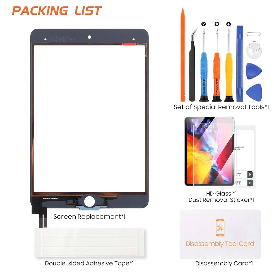 SRJTEK for iPad Mini 5 LCDスクリーン画面交換修理キット Amazon.co.jp: SRJTEK For iPad iPad Mini 5 2019 タッチ