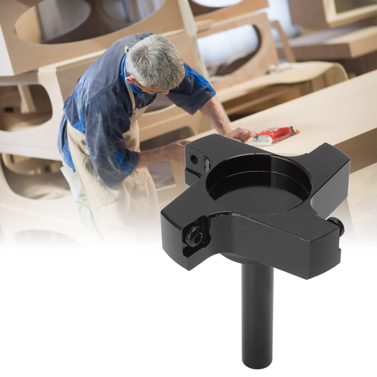 Fresa per router CNC per piallatura tavole Spoilboard, testa a T con 4 taglienti in metallo duro, ideale per livellamento e scanalature su legno