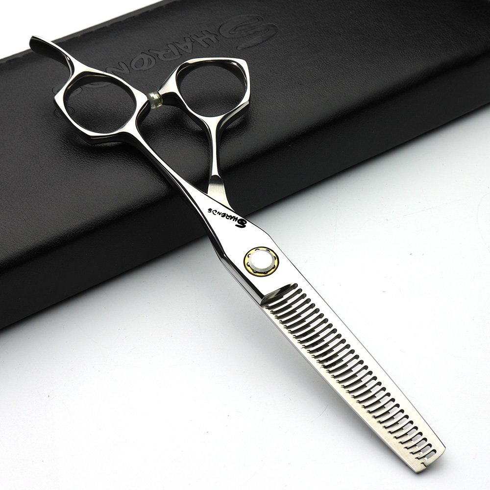 Japan 440C 5.5/6 inch Hair Professional Salon Bearing Stylist Scissors and Thinners (6 inch Thinning Scissors)