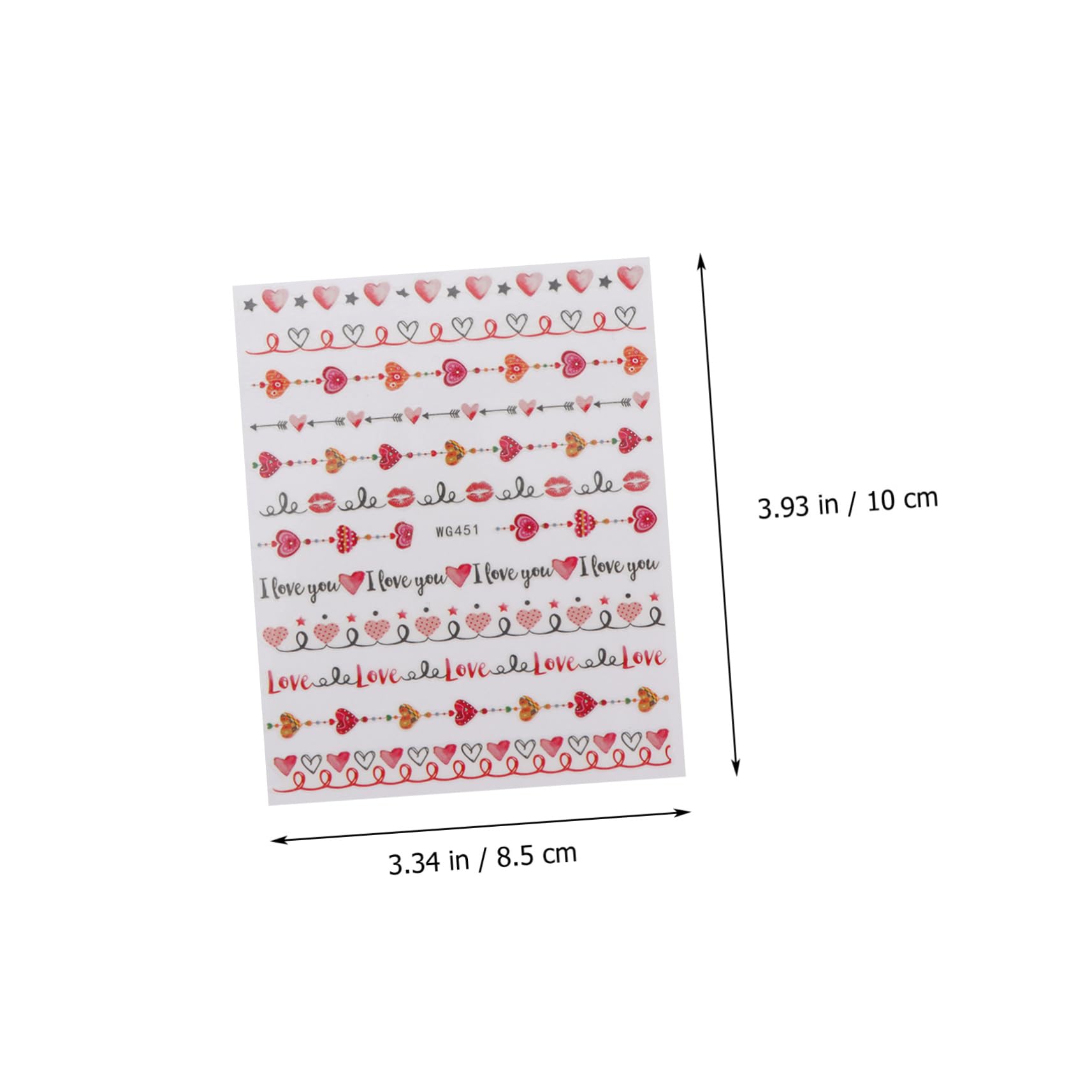 Healeved 3 Series Pegatinas Para Decoración De Uñas De San Valentín Diseño De Uñas Esmaltadas Calcomanías Adhesivas Para Uñas Decoraciones Para Uñas Decoración De Uñas 12 hojas*3