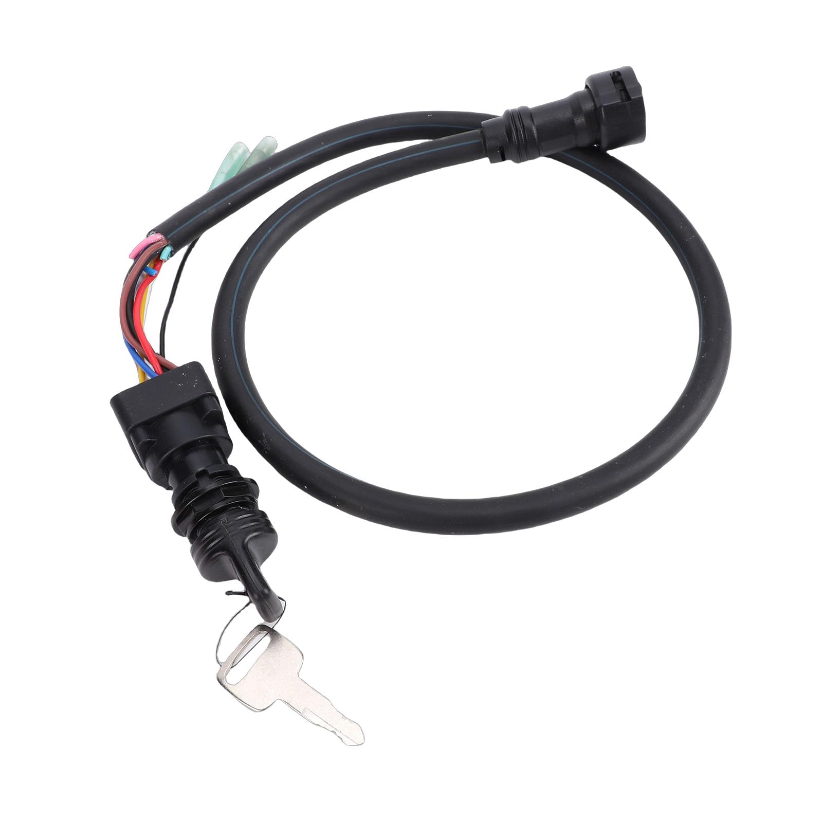 Interruttore Principale Motore Fuoribordo, 6H3 82510 00 10 Cablaggio Interruttore Chiave di Accensione per Motore Fuoribordo, per Barca Plug And Play con Connettori,