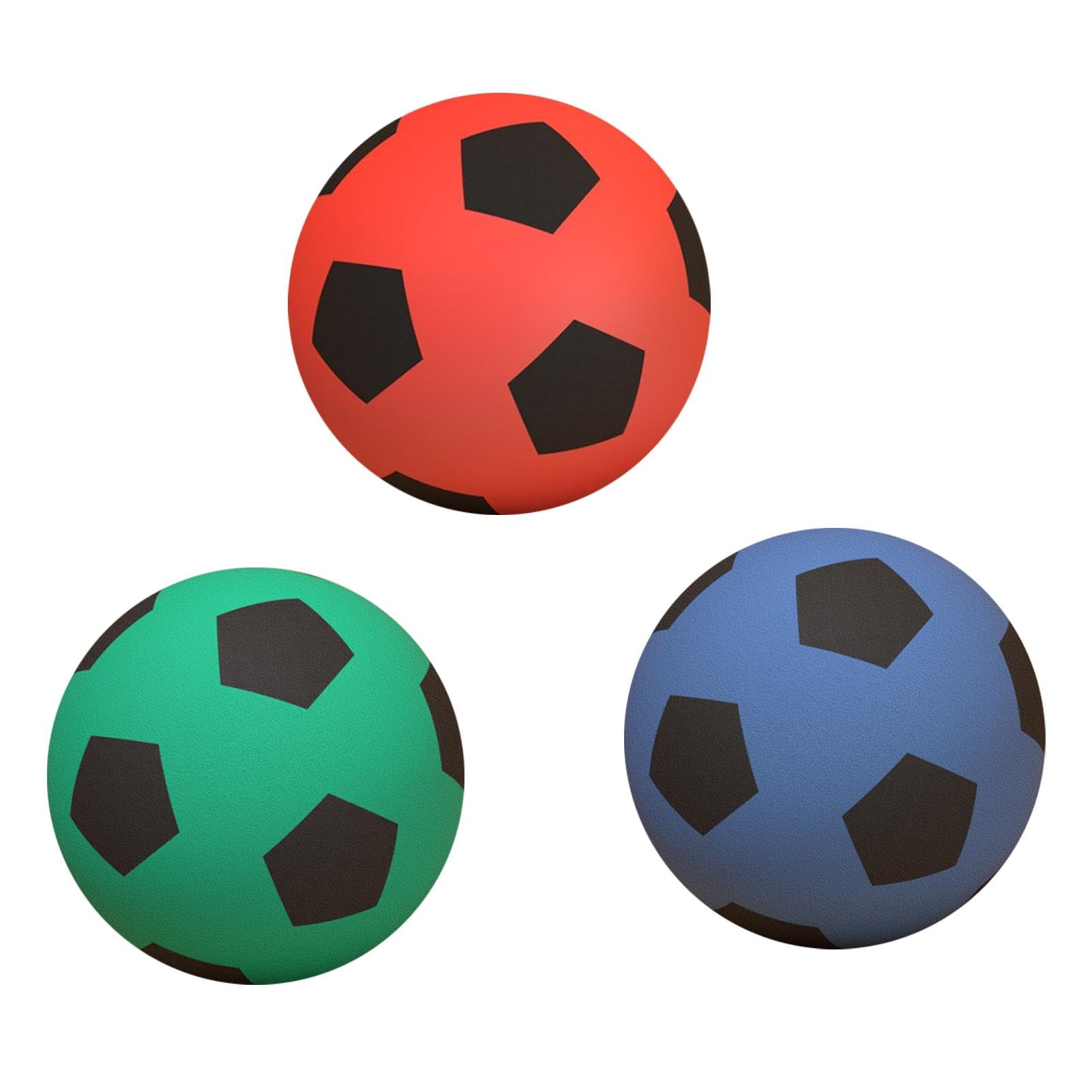 Ballon De Football En Mousse PU – Souple, Léger, Antidérapant – 18 Cm – Jeu Intérieur/extérieur, Plage, Jardin – Développement Coordination – Cadeau Enfant