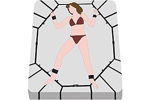 Romantic SM, Sex Bondage BDSM Kit Bed Restraints Set