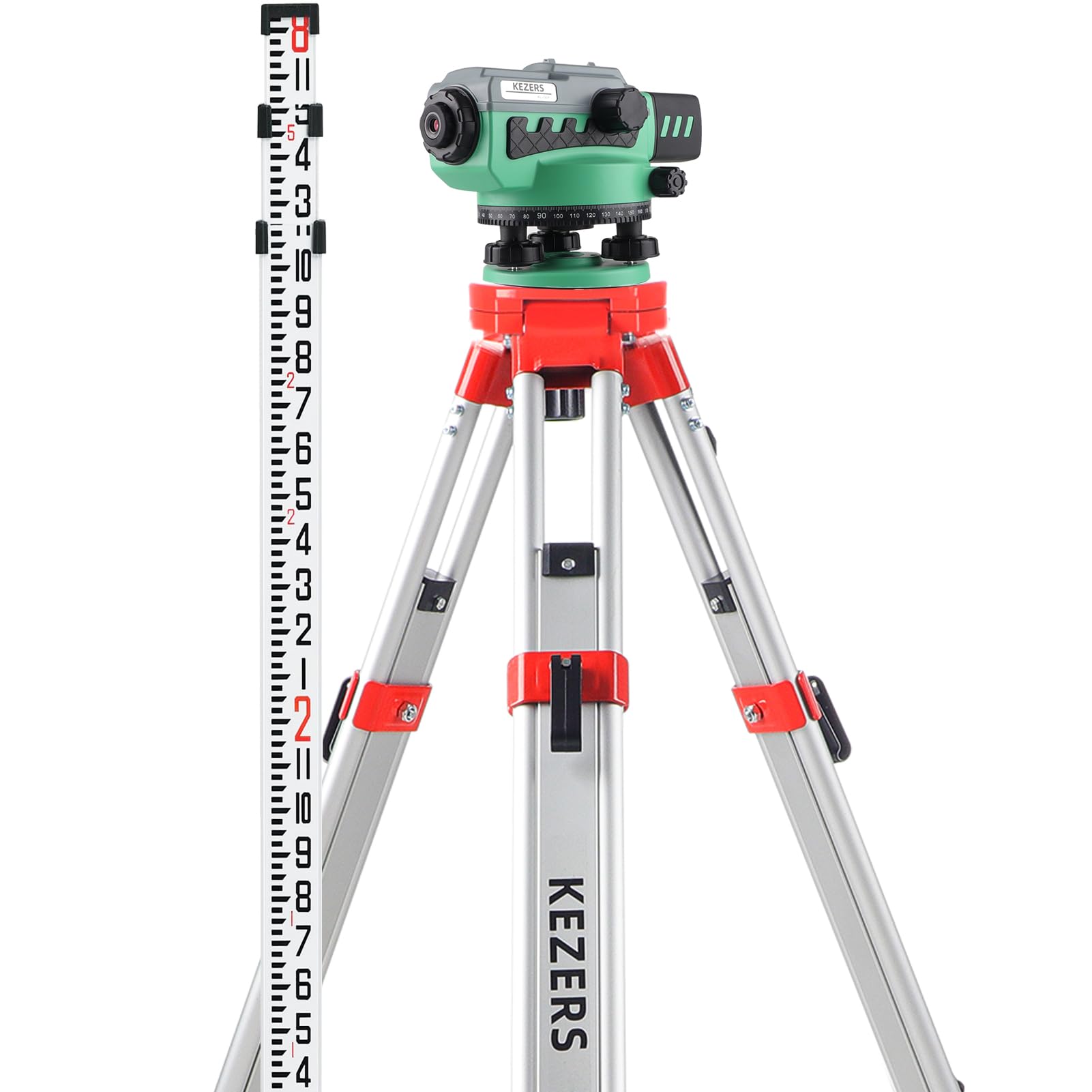 KEZERS 36X Automatic Optical Level Kit with Tripod, High