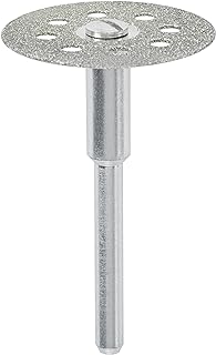 545 Diamond Cut-Off Wheel with Mandrel, 7/8” (22.2mm) Diameter, Cutting Rotary Tool Accessory (1 Piece)