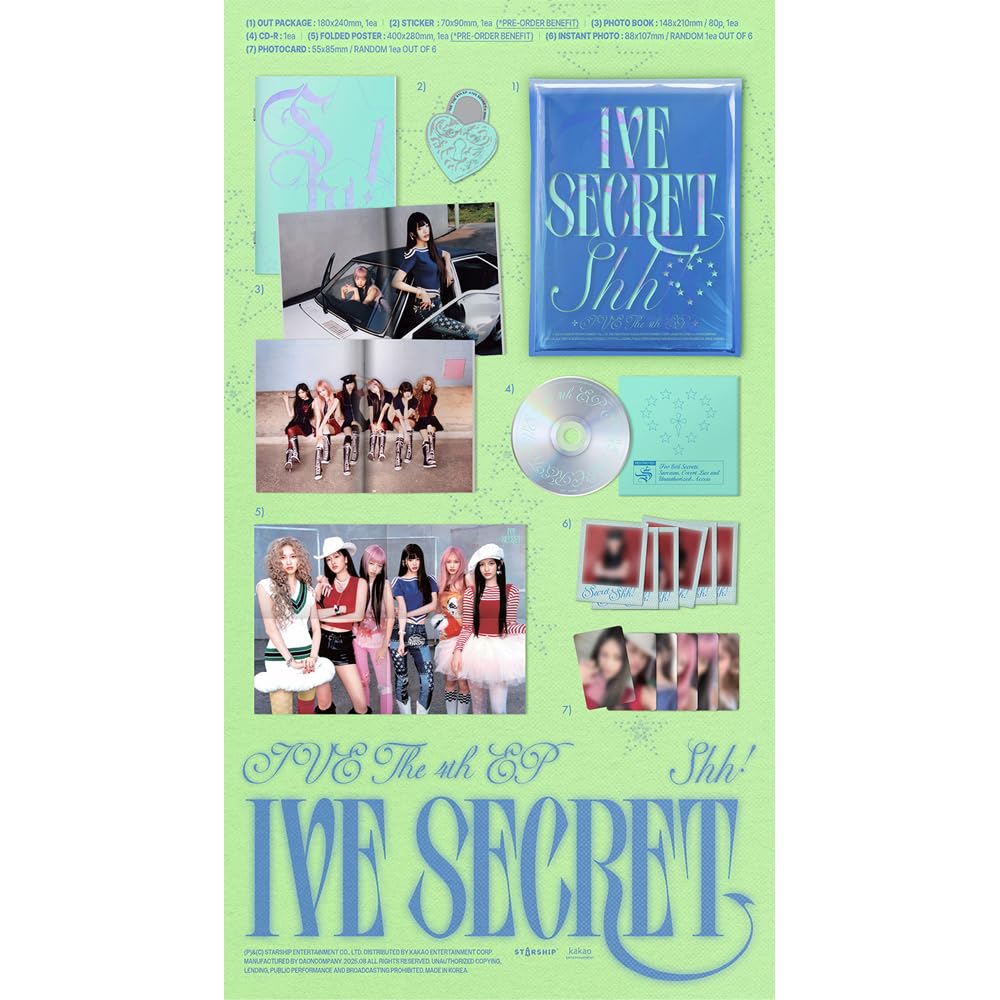 Amazon.com: IVE - [IVE SECRET] 4th mini album (Standard ver