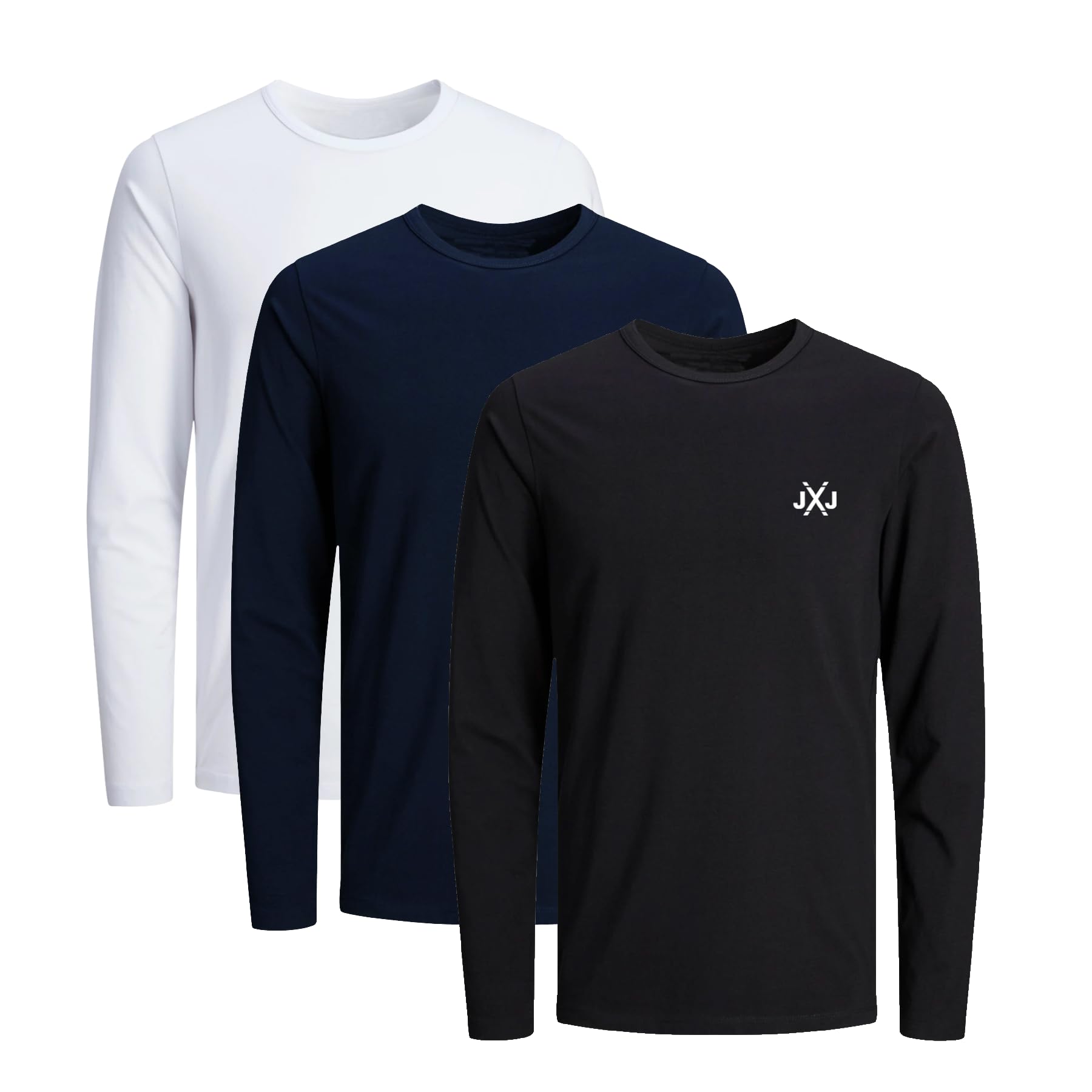 JACK & JONES Infinity Herren Langarmshirt Rise Infinity O-Neck T-Shirt