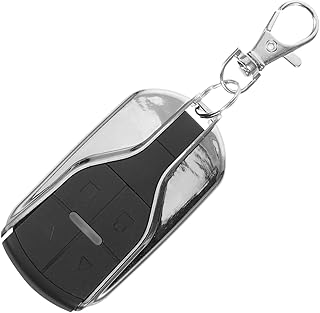 Angoily Gate Remote Control Remote Control 4 Button Transmitter Garage Doors Opener Transmitter Security Gate Controller with Keychain for Car Universal Gate Opener Remote
