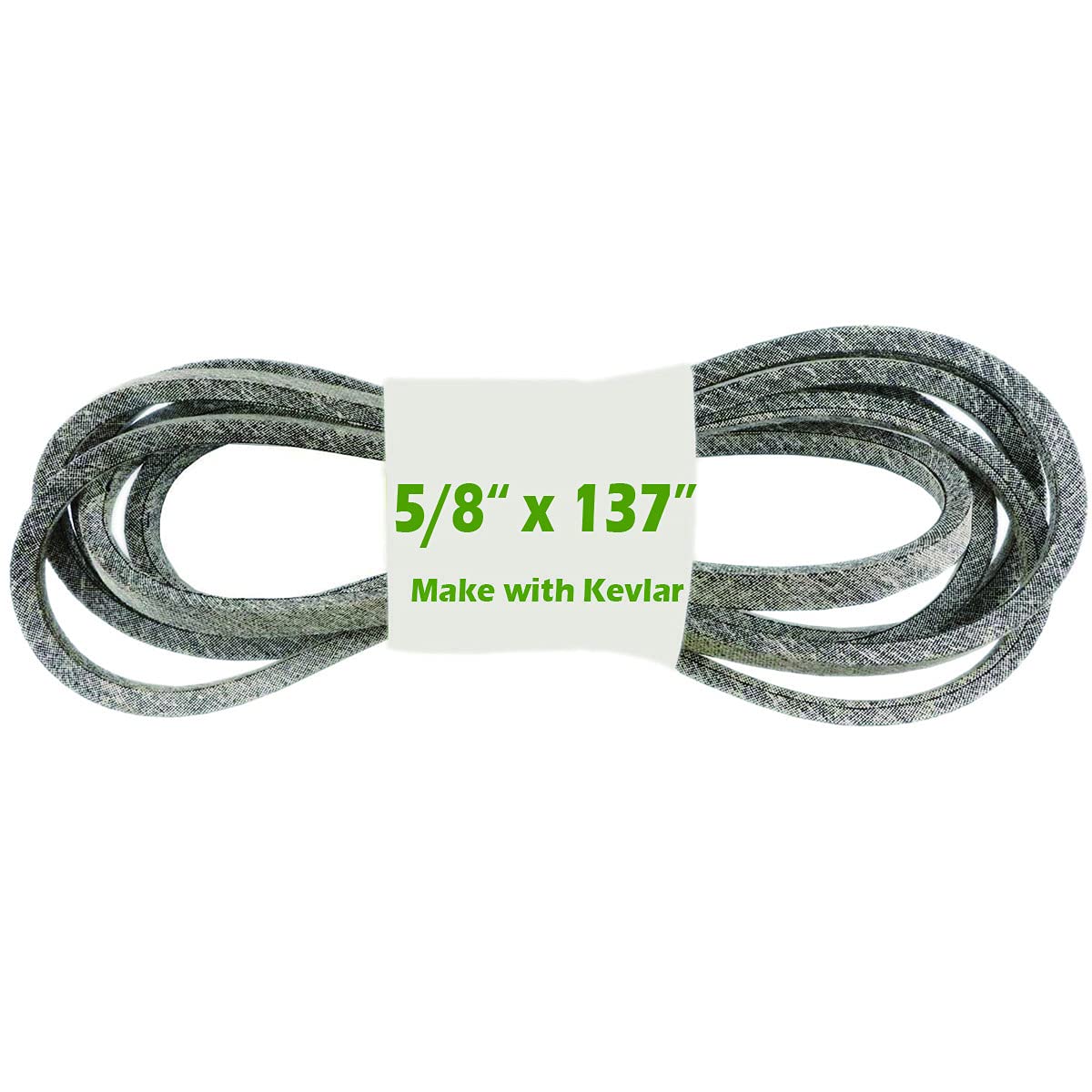 5/8 "x 137" Cinturón para plataforma de corte para cortacésped Fabricado con Kevlar Compatible con AYP 197242, 532197242; Craftsman 33154; Husqvarna 197242, 532197242; Scag 483741