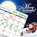Pizarra blanca magnética de borrado en seco, con calendario mensual, organizador mensual...