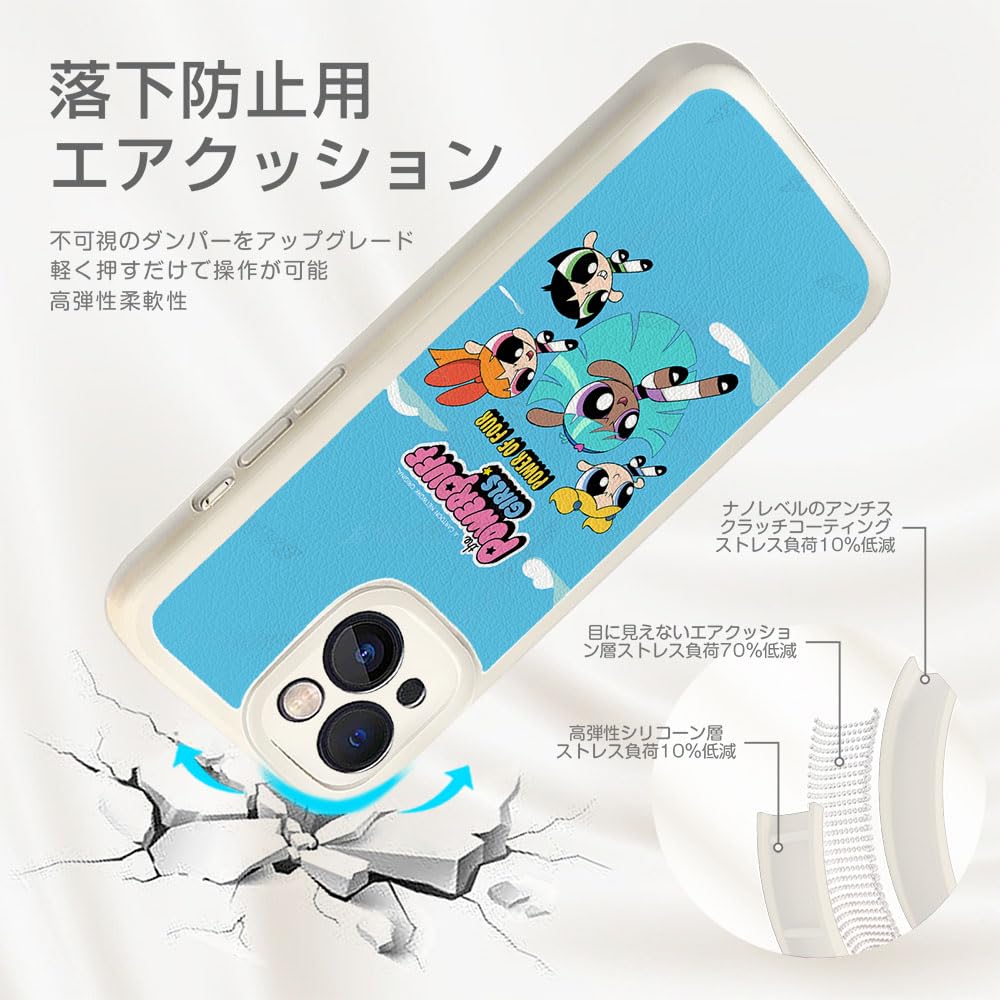 【新品】パワーパフガールズ iPhone 12 mini ケース パワーパフガールズ iPhone12 mini対応 ハイブリッドクリア