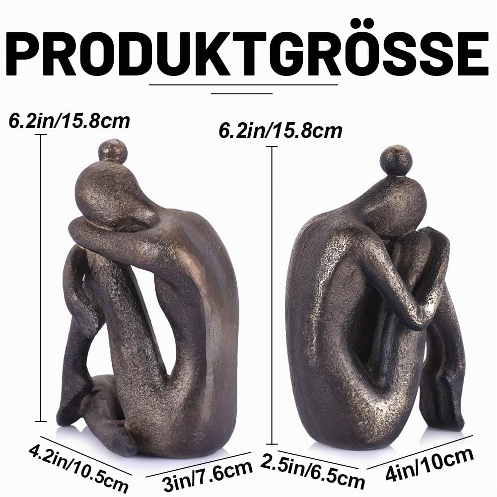 Dekorative Buchstützen aus Kunstharz, rutschfest, für Zuhause, Büro, Wohnzimmer, Arbeitszimmer, kreative Regale, Bürodekorationen, 2 Stück (Buchstütze01)